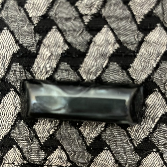 Shoulder or clutch bag in shimmering, black and gray - Picture 3 of 6